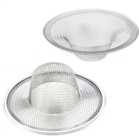 2 Pcs Heavy Duty Stainless Steel Slop Basket Filter Trap, 4.41" Top / 2.44" by BESSEEK