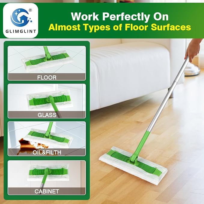 GLIMGLINT Dry Sweeping Cloths Pads Compatible - Image 4