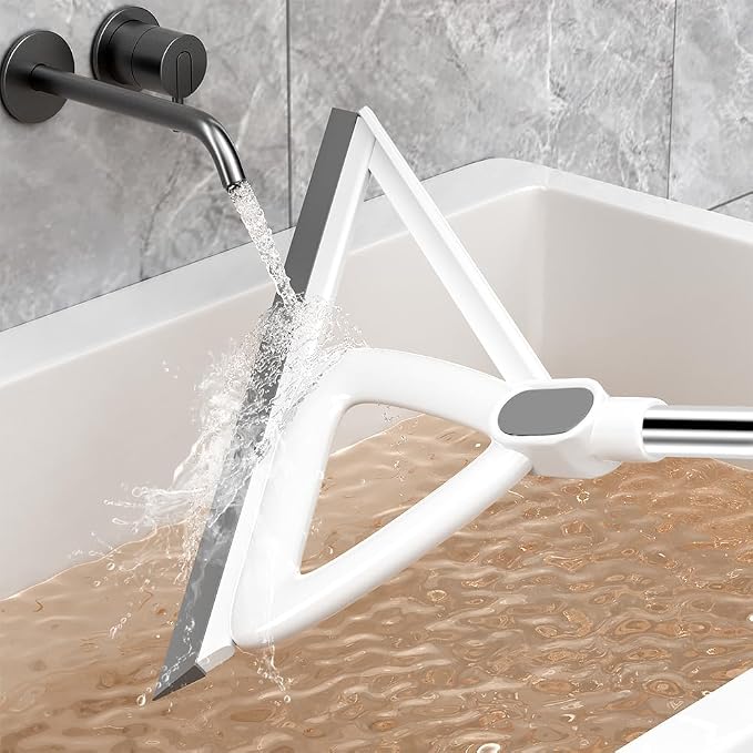 Household Broom with Dustpan Combo Set, Air Broom with Extra-Long Adjustable - Image 3