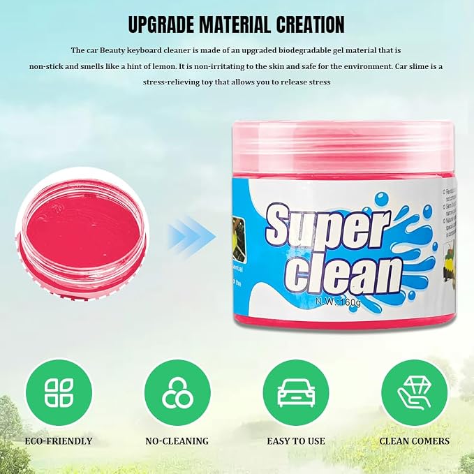 Car Cleaning Gel, Car Cleaning Supplies, Car Cleaning Putty, Universal Car - Image 3