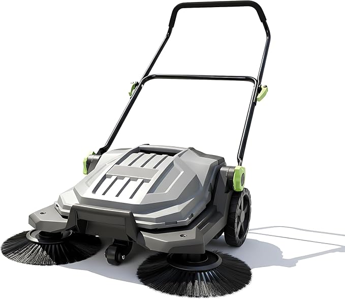 Manual Walk-Behind Floor Sweeper by Dapzeosnry