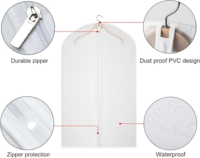 Kntiwiwo Garment Bag Suit Bags for Storage - Image 4