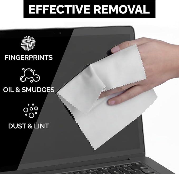 Microfiber Cleaning Cloths 6 Pack – 6x7 Inch Lint‑Free Lens & Screen Cleaner – - Image 6