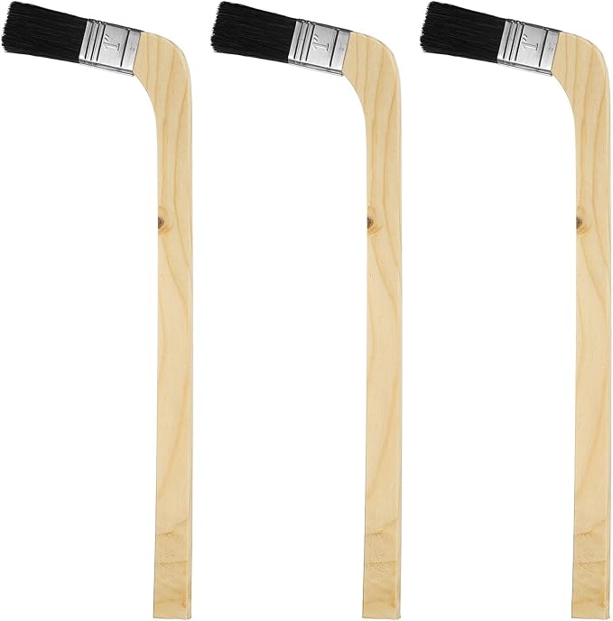 HARFINGTON Paint Brush 3Pcs 1" Brush Width Reusable Variety Angled Bend Brushes by HARFINGTON