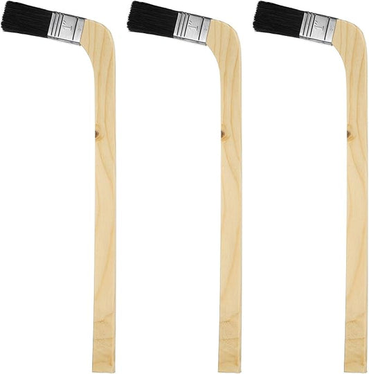 HARFINGTON Paint Brush 3Pcs 1" Brush Width Reusable Variety Angled Bend Brushes by HARFINGTON