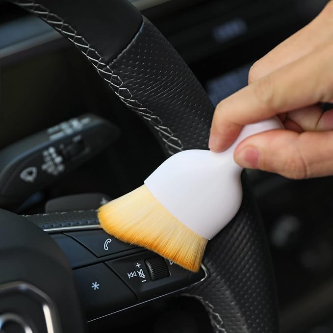 Car Interior Detailing Brush, Soft Bristle Cleaning Brush Car Detailing Brush - Image 3