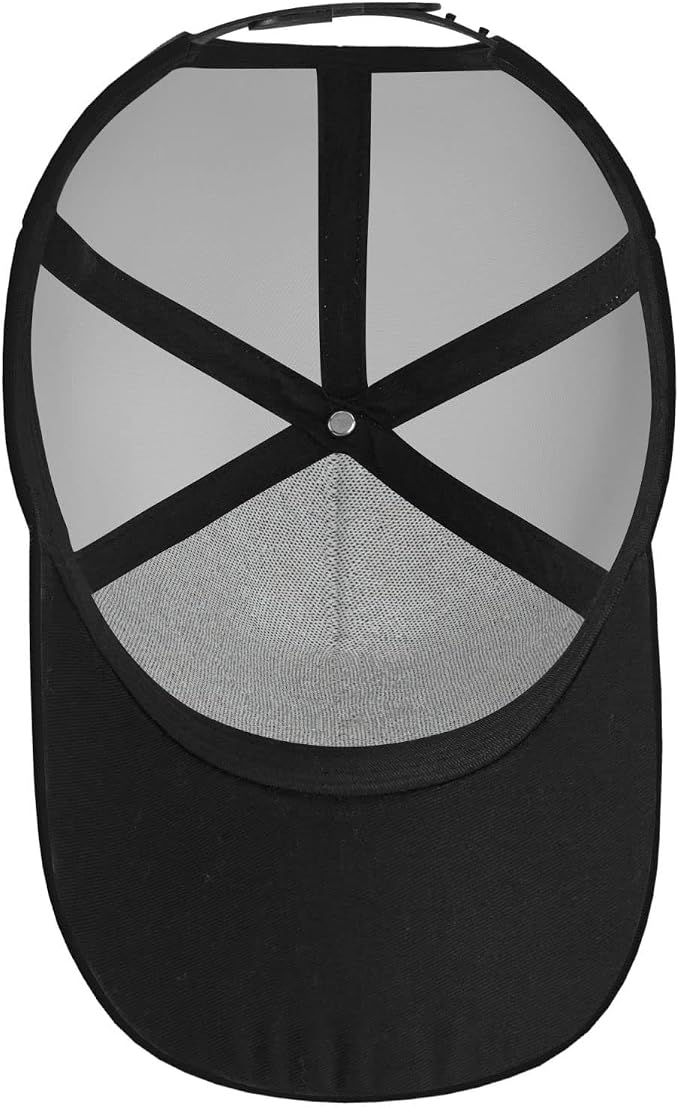 Vintage Style Broomball Outdoor Curved Brim Baseball Hat - Image 7