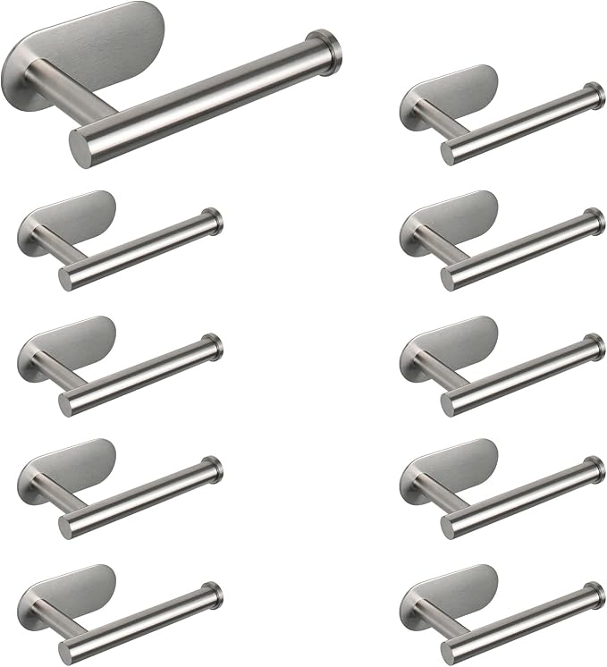 NearMoon Toilet Paper Holder Self Adhesive, Premium Thicken SUS304 Stainless by NearMoon