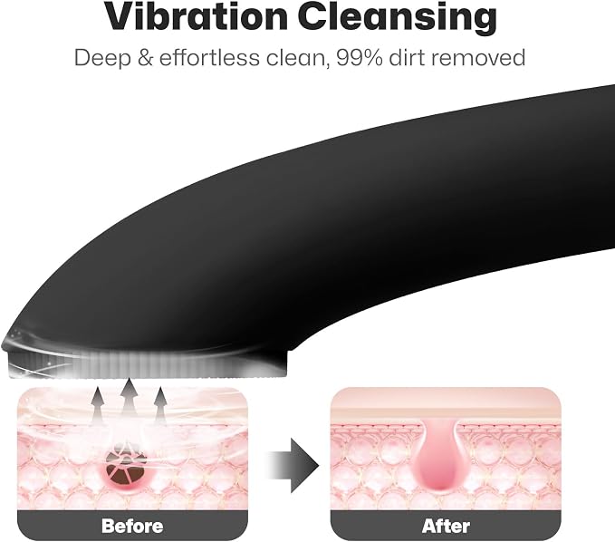 PRITECH Facial Cleansing Brush, Rechargeable Silicone Face Scrubber - Image 2