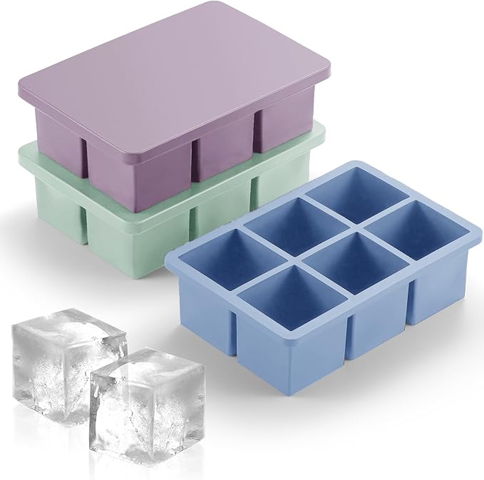 Nax Caki Ice Cube Trays 3 Pack by NAXCAKI