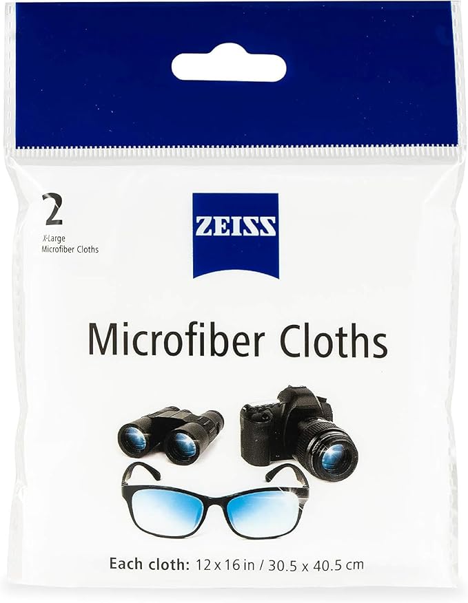 ZEISS MicroFiber Lens Cleaning Cloth JUMBO SIZE by ZEISS