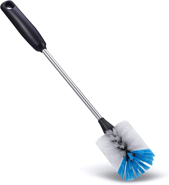 3-in-1 Stainless Steel Bottle Brush and Straw Cleaning Set, Long Handle Scrub - Image 3