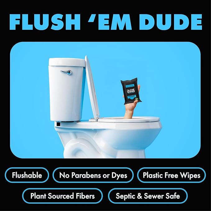 DUDE Wipes Unscented Travel Wipes - Image 3