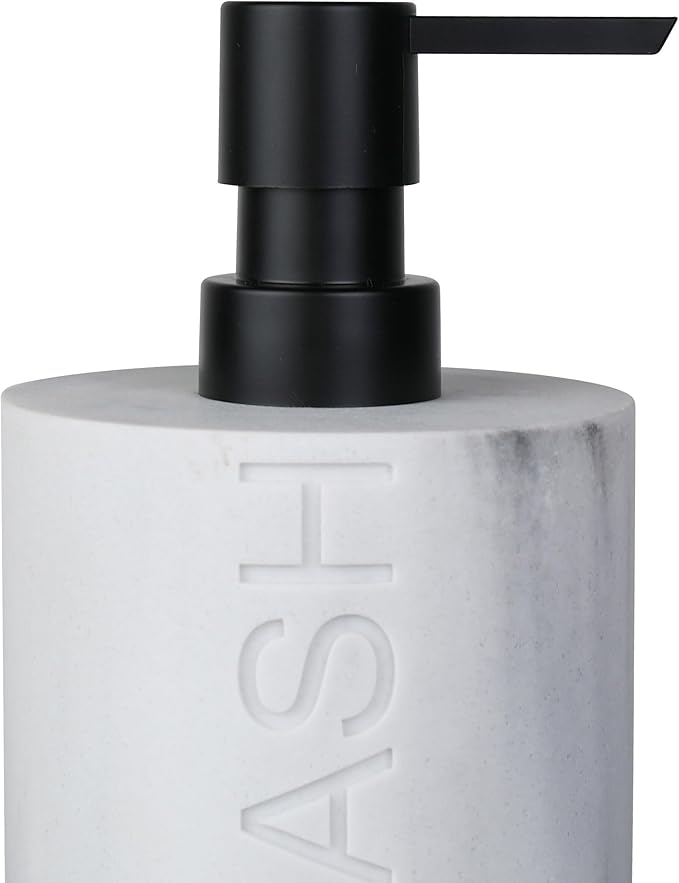 White Body Wash Dispenser Luxurious Refillable Pump Bottle - Image 7
