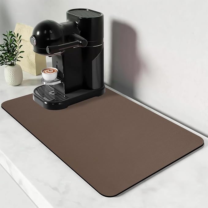 Bloss Absorbent Coffee Mat, Dish Drying Mat by Bloss
