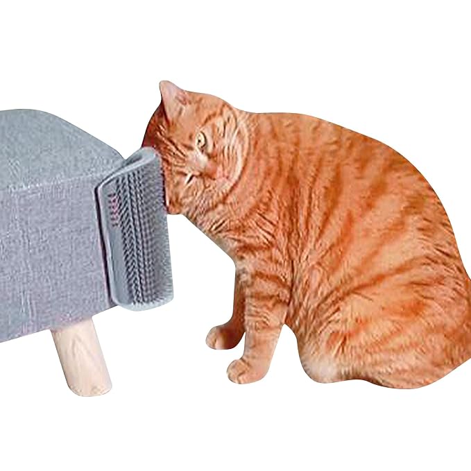 Cat Self Groomer, 2 Pack, Wall Corner Self Grooming Brush - Image 4