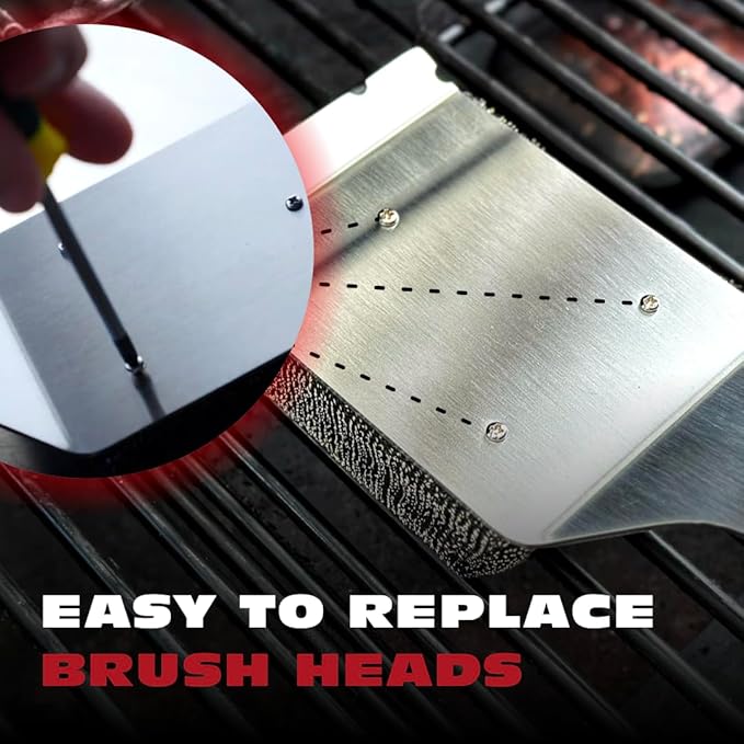BBQ-AID Bristle Free Grill Brush and Scraper - Image 3
