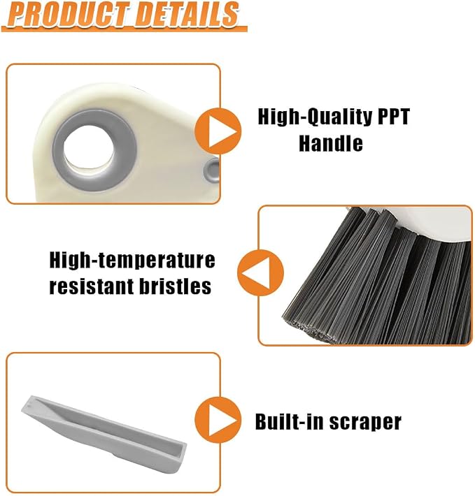 YoRise 2 in 1 Car Groove Cleaning Brush, Universal Auto Door Crevice Cleaning - Image 3