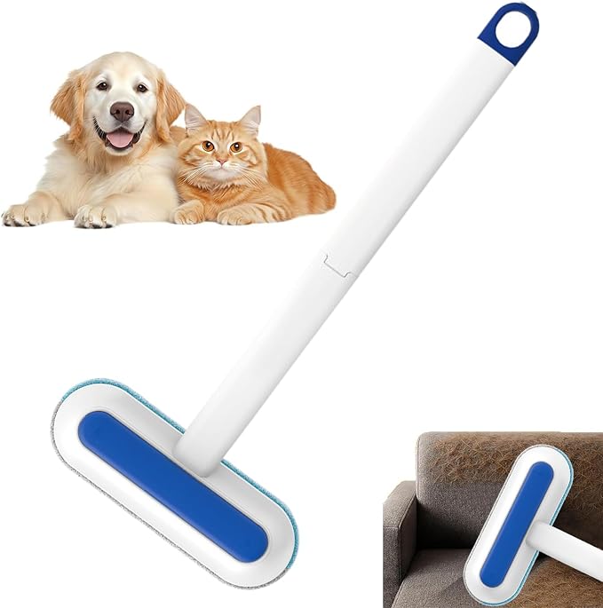 Pet Hair Removal Brush for Clothes, Electrostatic Cat Grooming Tool, Window - Image 9