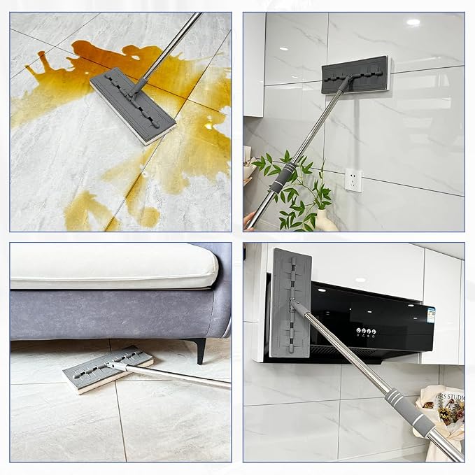 Mops Pad for Floor Cleaning, Magic Sponges Eraser Cleaning Mop Pads Refills - Image 3