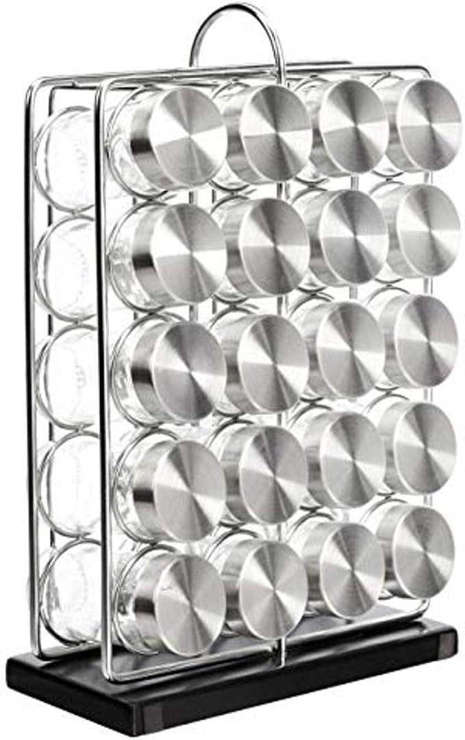 Amazon Basics 20 Jars Spice Organizer Rack by AmazonBasics