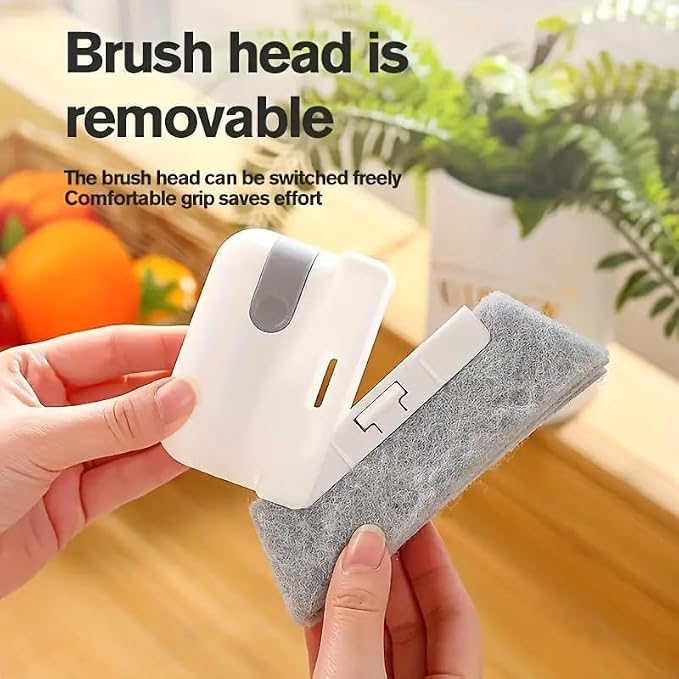 Window Track Cleaning Brush 3-in-1, Window Sill & Sliding Door Track Cleaner - Image 4