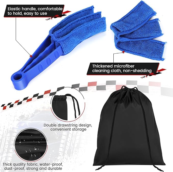 Car Detailing Brush Set, Car Wheel & Tire Brush - Image 4