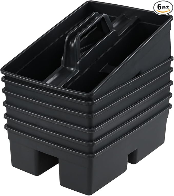 6 Pack Plastic Cleaning Caddy by Fiazony
