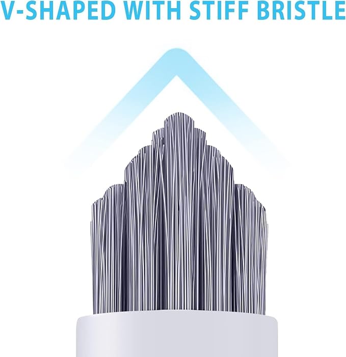 Grout Cleaner Brush, Hard Bristle Grout Cleaning Brushes Scrubber - Image 3