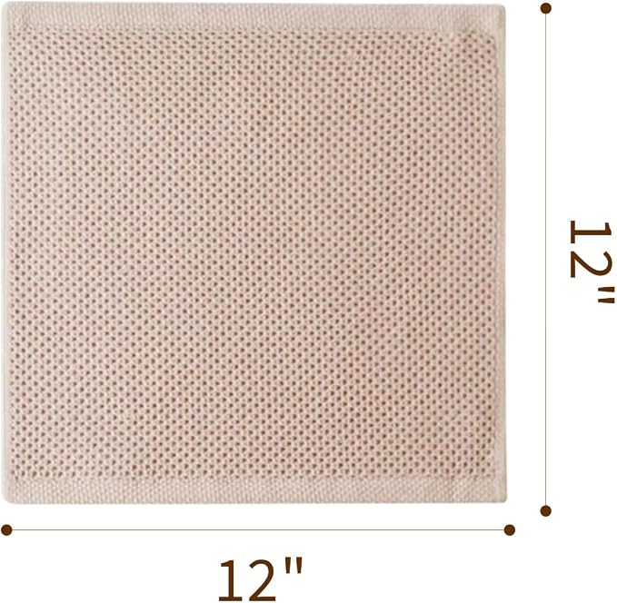 Cotton Dish Towels 6 Pack, 12x12 Inch – Super Absorbent, Quick-Dry & Reusable - Image 2