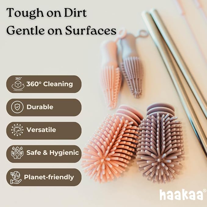 Haakaa Silicone Cleaning Brush – Household Cleaning Brushes - Image 3