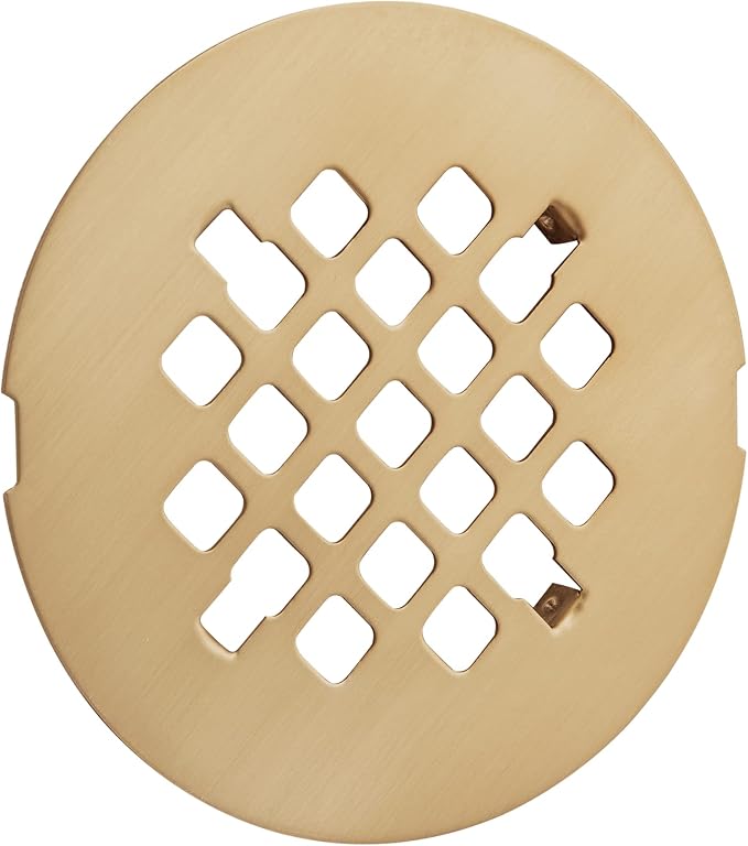 Artiwell 4-1/4” OD Snap-in Shower Drain Cover, Round Shower Drain Strainer Grid - Image 4