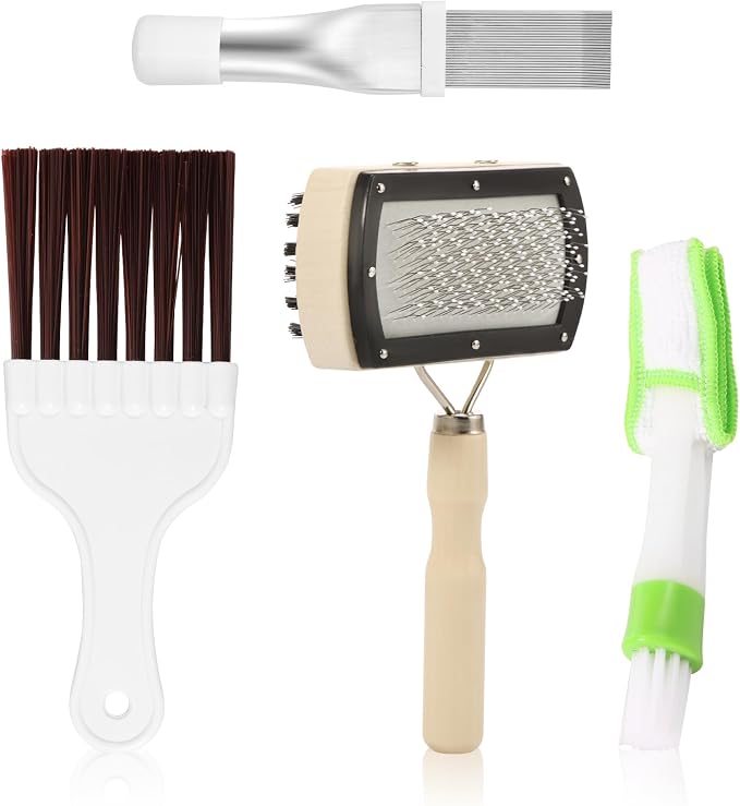 4Pcs Air Conditioner Fin Cleaning Brush Double Sided AC Coil Cleaner Efficient by Unknown
