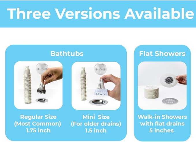 Disposable HairClaw 20 Pack | Bathtub Hair Catcher Strainer Trap - Image 2