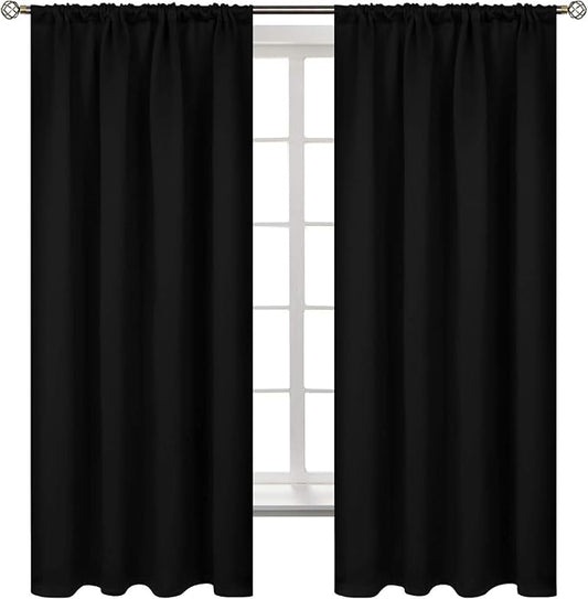 BGment Black Out Thermal Curtains 63 Inch Length by BGment