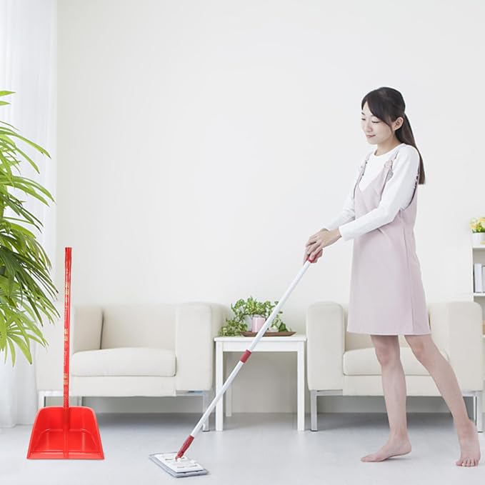COHEALI Household Dustpan with Long Handle 26.77In Lightweight Upright Cleaning - Image 7