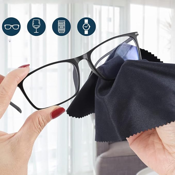 12 Pack Eyeglass Cleaning Cloths - Image 2