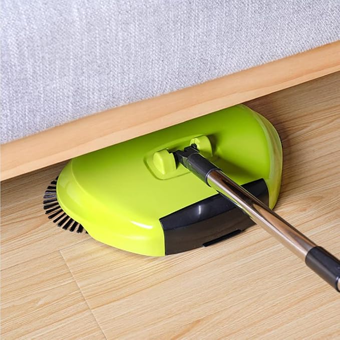 Hand Push Sweeper, Manual Sweeper, Carpet Sweeper, 360 Degree Rotating Floor Mop - Image 8