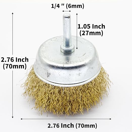 6-Piece Twisted Wire Brush Wheel Set - Image 4