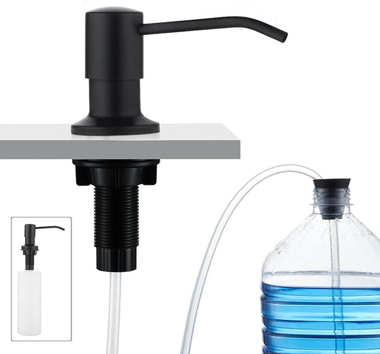 CREA Dish Soap Dispenser for Kitchen Sink, Built in Countertop Kitchen Soap by CREA