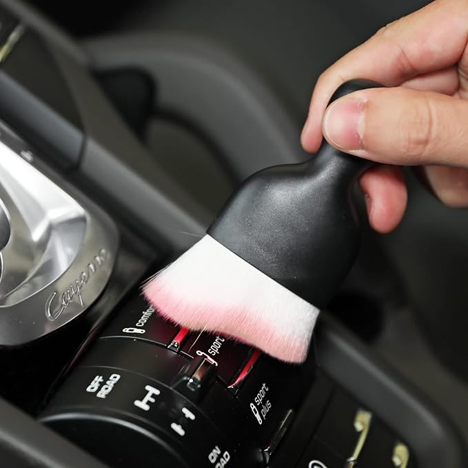 Car Interior Detailing Brush, Soft Bristle Cleaning Brush Car Detailing Brush - Image 2