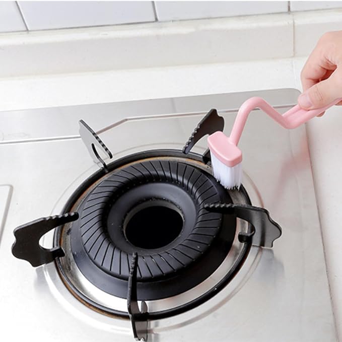 3 Pcs Plastic Curved Small Toilet Brushes Bathroom Plastic Cleaning Brushes - Image 5