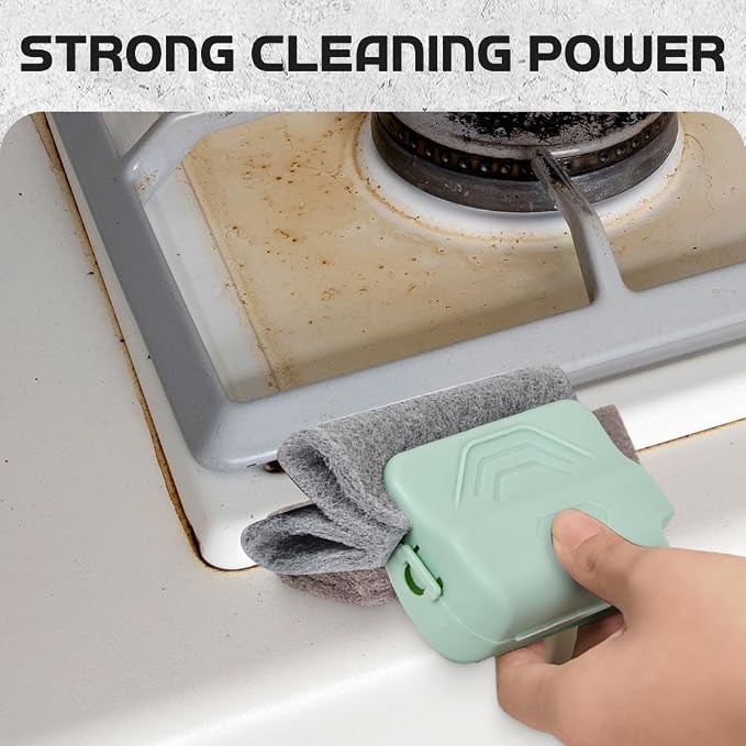 Magic Window Track Cleaner, 2025 Upgraded Handheld Cleaning Brush Set, - Image 5