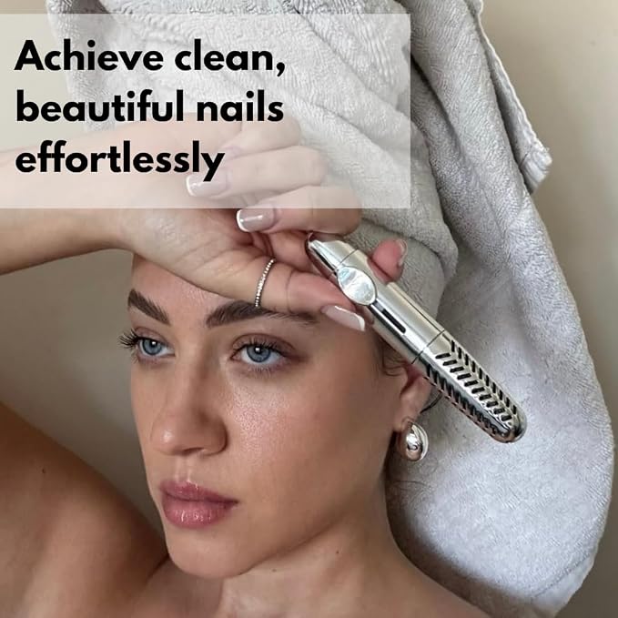 CLAWD Nail Brush for Cleaning Fingernails | Soft Bristle Portable Travel Nail - Image 3