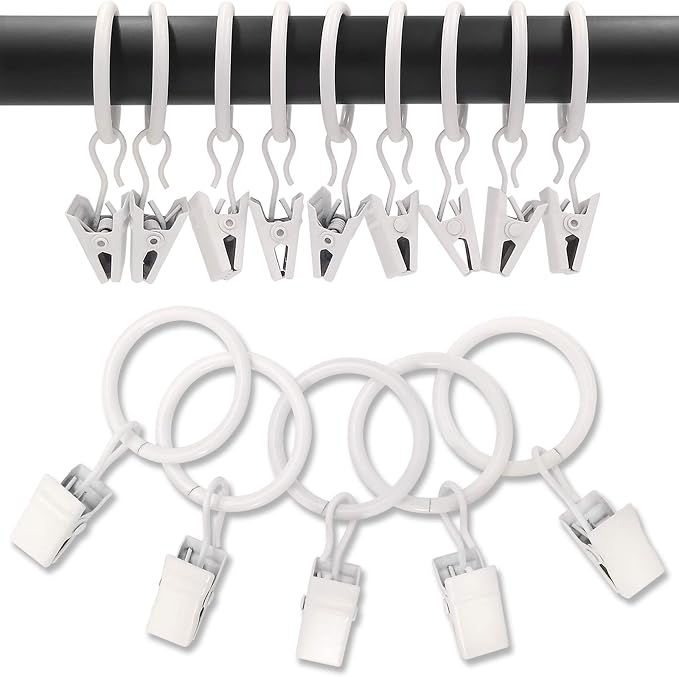 100 Pack Metal Curtain Rings - Image 7