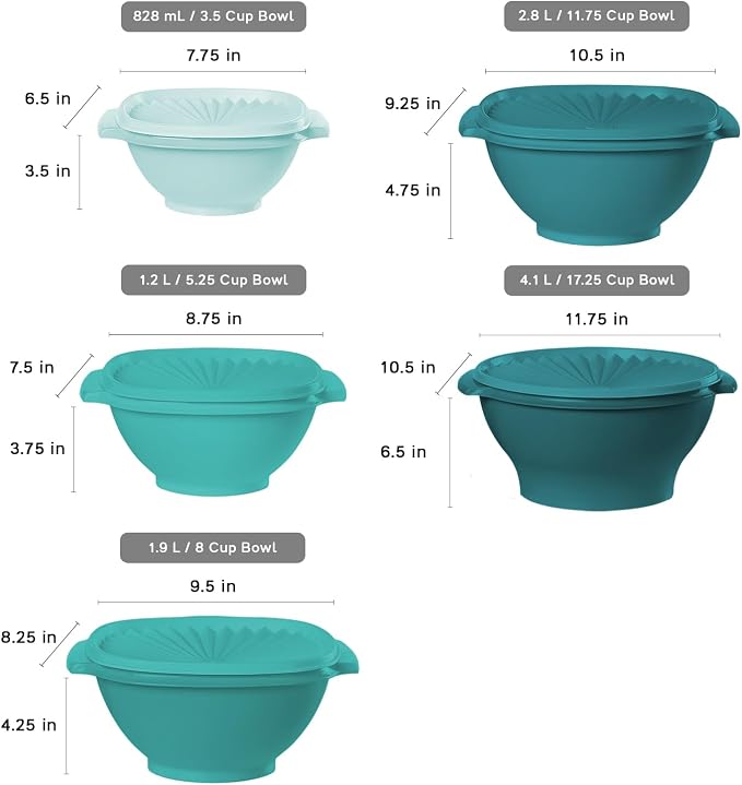Tupperware Heritage Collection, New 10 Piece Food Storage Container Set in - Image 3
