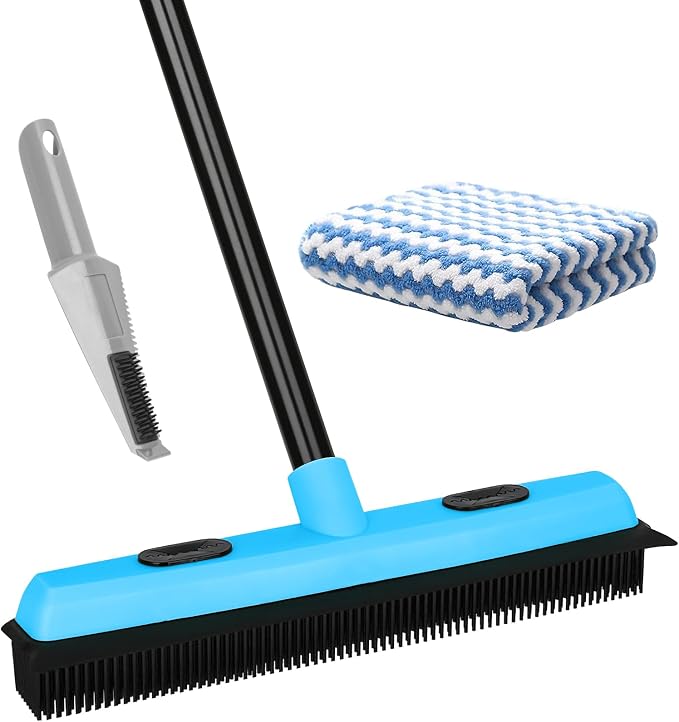 KeFanta Rubber Broom Carpet Rake by KeFanta