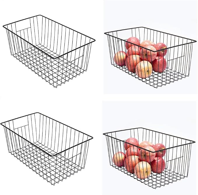 16inch Upright Freezer Organizer Baskets by Y.Z.Bros