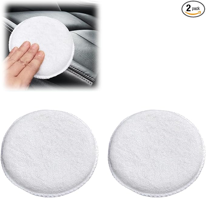 Car Microfiber Wax Applicator Pad, Soft Auto Buffing & Detail Cleaning Foam Pads by Unknown