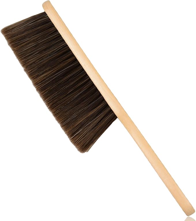 Woooden Hand Whisk Broom Small Hand Broom Dust Brush by Dazzhues